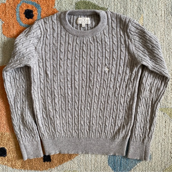 Jack Wills l Wool Blend Classic Cable Knitted Jumper - Picture 3 of 16